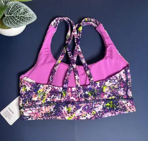 Lululemon Energy Bra Luxtreme NWT Size 2 Purple TRRM *Limited Edition* thumbnail 4