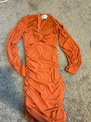 Hello Molly Sunset Orange Homecoming Dress thumbnail 1