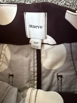 Maeve Colette Belted Polka Dot maxi skirt thumbnail 4