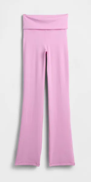 Gap Smooth Foldover Mini Flare Leggings thumbnail 3