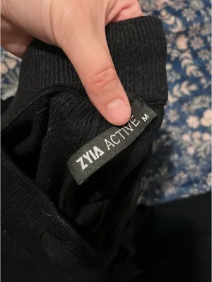 Zyia Knit Joggers Warm Active Women’s Black Soft N Ribbed Cozy thumbnail 3
