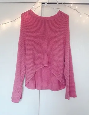 Aerie Pink Sweater Knit thumbnail 1
