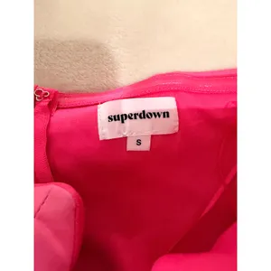 Superdown Stevie Sweetheart Mini Dress Women's S Hot Pink Strapless Bodycon thumbnail 6