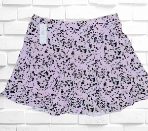 Aritzia Sunday Best Women’s Size 6 Clover Purple Zelda Mini Skirt • Floral Lined thumbnail 1
