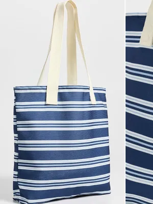 NIB Parke x Shopbop denim stripe tote bag limited edition sold out style thumbnail 5