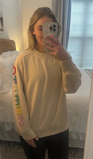 Aerie Crewneck Sweatshirt Oversized thumbnail 1