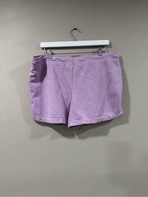 Nike Sportswear Essential French Terry Cloth Purple Shorts thumbnail 5