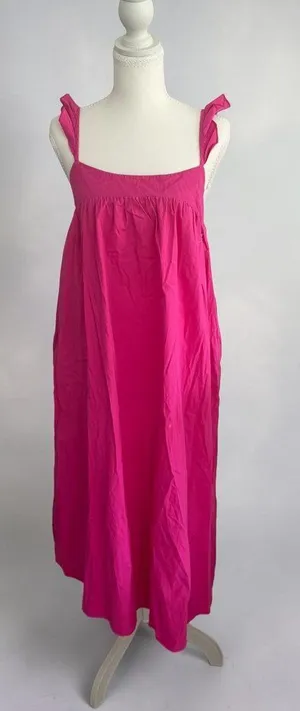 SHOW ME YOUR MUMU Pink Smocked Maxi Sundress Size XS thumbnail 1