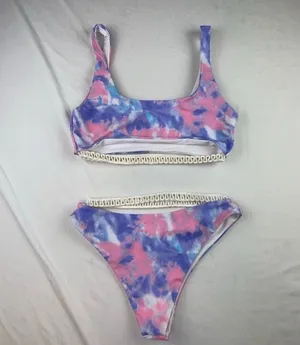 NEW Bikini set Purple Size M thumbnail 4