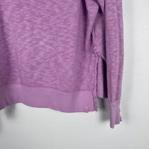 Free People We The Free Timmy‎ Turtleneck Sweater Purple XS Oversized Pullover thumbnail 7