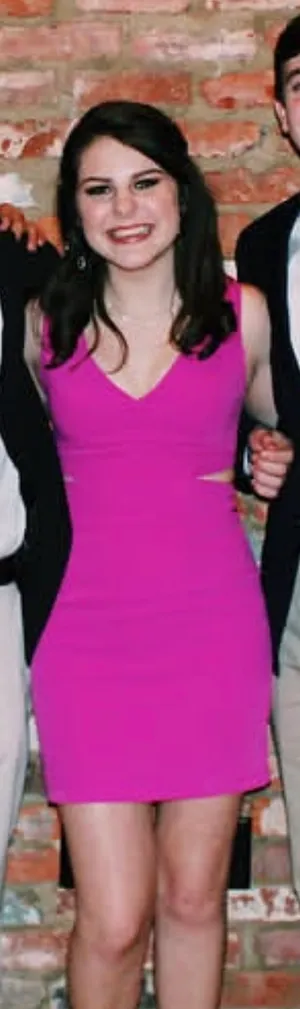 LuLus Backstage Pass Magenta Sleeveless Cutout Back Zip Bodycon Dress thumbnail 4