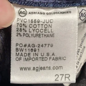 AG Adriano Goldschmied Womens Jeans 27 27x28 Blue Mid Rise Stevie Boot Cowgirl thumbnail 6