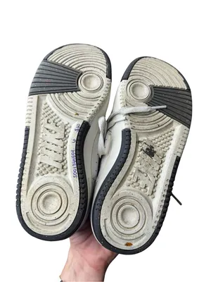 🤍👟 Nike Gamma‎ Force Leather Sneakers White Black Women’s Size 5.5 EU 36 👟🤍 thumbnail 4