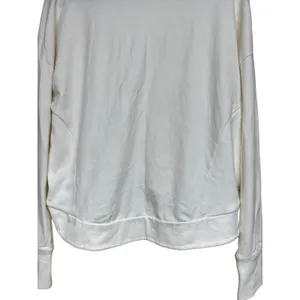 Sweaty Betty Funnel Neck Harmonise Luxe Sweatshirt‎ Cream Women’s Size Medium thumbnail 7