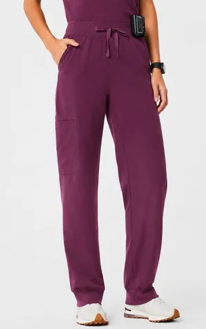 Mandala Maroon Cargo Scrubs Pants Pink Size M thumbnail 1