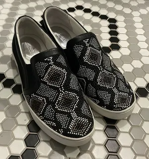 Michael Michael Kors Women's Leo Slip On Sneaker Beaded 8.5 thumbnail 1