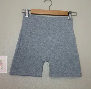 Grey Brandy coquette preppy Bike Shorts thumbnail 1