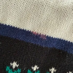 Vintage 90s Jordache Novelty Sweater Applique Embroidered Mock Neck Sweater M thumbnail 10
