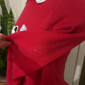 Vintage Kawaii Cow Graphic‎ Fleece Sweatshirt Collared L Cottagecore thumbnail 6