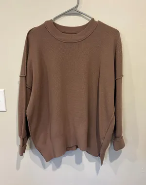 Brown Sweater Amazon Knit thumbnail 1