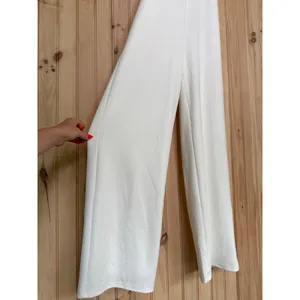 NWT Lulus Striking Elegance White Cutout Backless Halter Jumpsuit Elegant Sz S thumbnail 6