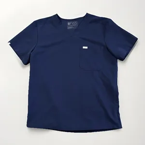 FIGS Technical Collection Scrub Top Women's Size Medium PO 1568 Blue thumbnail 1