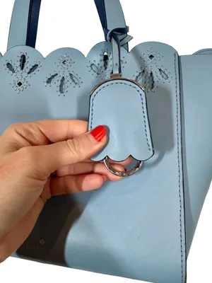 Kate Spade Mini Mina Magnolia Street Eyelet Satchel Blue Dawn/Constellation Blue thumbnail 4