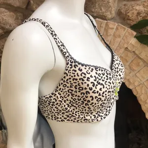 Victoria's Secret Leopard Print Underwire Bra Brown Cream Women's Size 32DD thumbnail 4