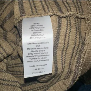 TALBOTS Petite Women’s Size‎ Small Top In Olive Green thumbnail 6