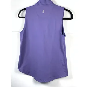 Tommy Bahama IslandZone Golf Tank Top Womens XS Purple 1/4 Zip Sleeveless thumbnail 4