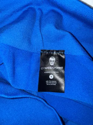 GymReaper Biker Shorts Blue thumbnail 4