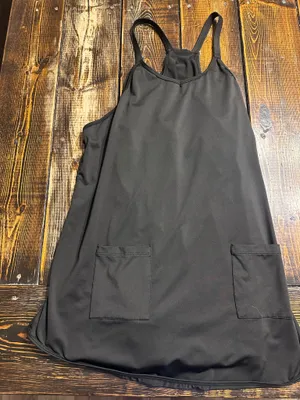 Shein black athletic dress boho hippy size large thumbnail 1