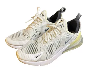 Nike Air Max 270 Womens White Black AH6789-100 Running Shoes Size 9 thumbnail 1