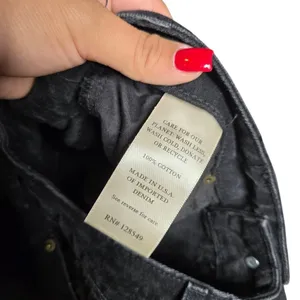 Aviator Nation Mid Rise Canyon Jean in Vintage‎ Black Size: 27 thumbnail 3