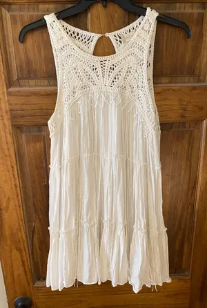 Altar'd State White Dress thumbnail 1