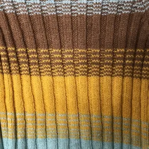 Urban outfitters BDG colorblock strip mock neck pullover sweater XS S thumbnail 7