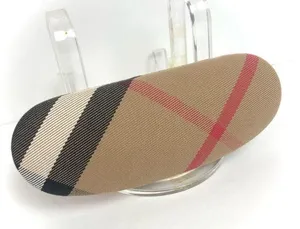 BURBERRY Eyeglasses Case Beige Red Black Burberry Plaid thumbnail 1