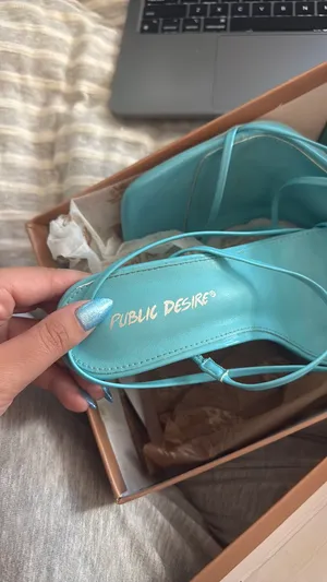Public desire blue heels thumbnail 2