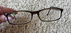 Prada VPR10G 6AK-101 Eyeglass Frames 52-16 Italy Leather Case A3 thumbnail 1