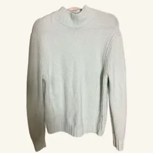 J. Crew Merino Alpaca Mock Neck Pastel Pullover Sweater size Large‎ thumbnail 2