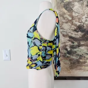Free People Avenue Print Tank Top in Mint Combo Size Large $58 thumbnail 4