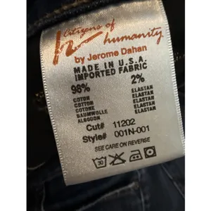 Women's Citizens Of Humanity Sz 27 Long Tall Kelly Low Rise Bootcut Jeans Y2K thumbnail 9