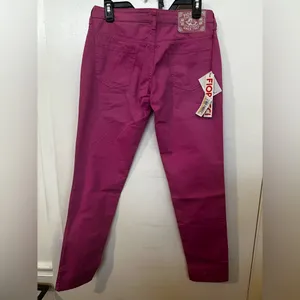 Fiorucci Vibrant Pink Skinny Jeans Size 30 NWT! thumbnail 6