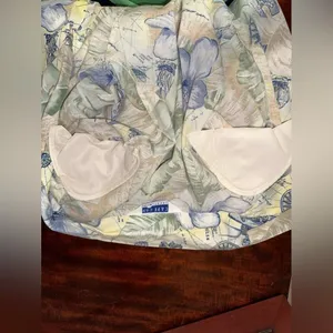 Guc Cape Cod Summer Short Sleeve Button Down Shirt For Women Sz M thumbnail 4