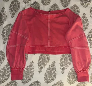Free people off the shoulder sweat shirt thumbnail 1