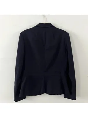 Vintage‎ Pendleton Navy Blue Virgin Wool Double Button Blazer Womens Jacket thumbnail 3