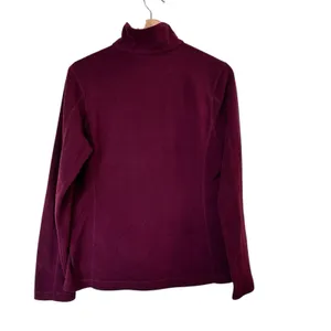 Patagonia Micro D 1/4 zip pullover fleece jacket in deep purple M thumbnail 6