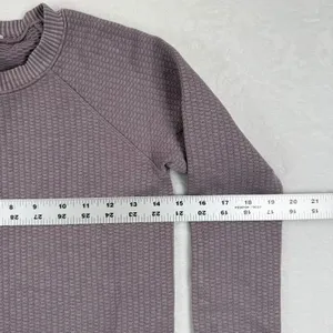 Lululemon Rare Colorway Rest Less Top Crewneck‎ Long Sleeve Thumbhole Textured 2 thumbnail 2