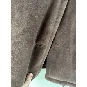 Vtg Penny Lane Jacket Coat Size M Y2K Boho Indie Faux Fur Lined 90’s Bro…​​​​ thumbnail 7