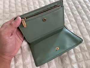 Charles and keith light green medium wallet thumbnail 4
